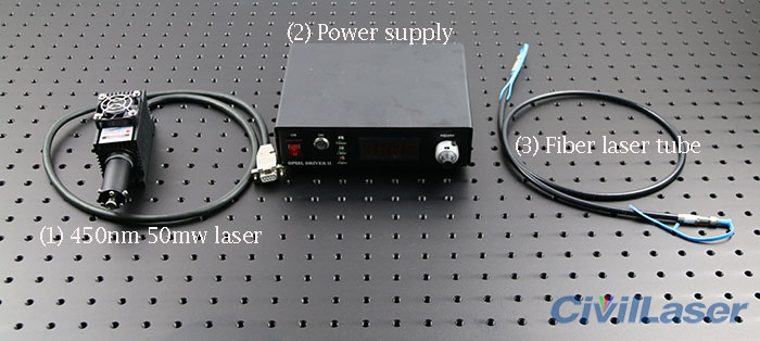 450nm fiber laser